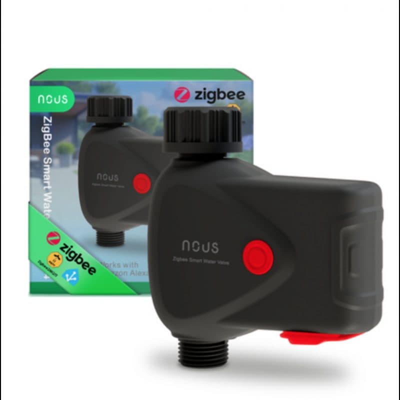 NOUS L14 - Programmateur arrosage Zigbee avec mesure de consommation eau