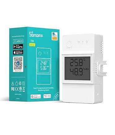 SONOFF - Commutateur intelligent de surveillance de temp et hum 20A