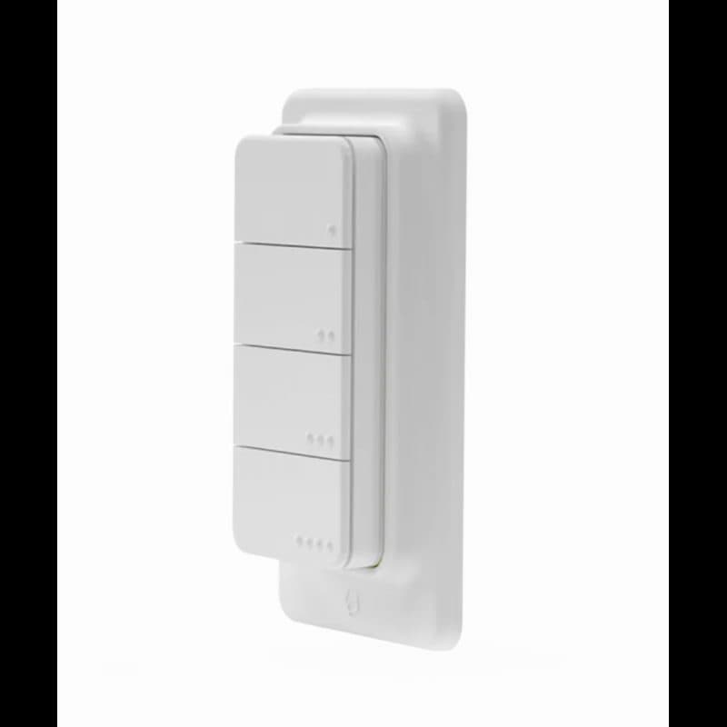 SHELLY - Télécommande/interrupteur Zigbee/Bluetooth 4 boutons, 16 actions
