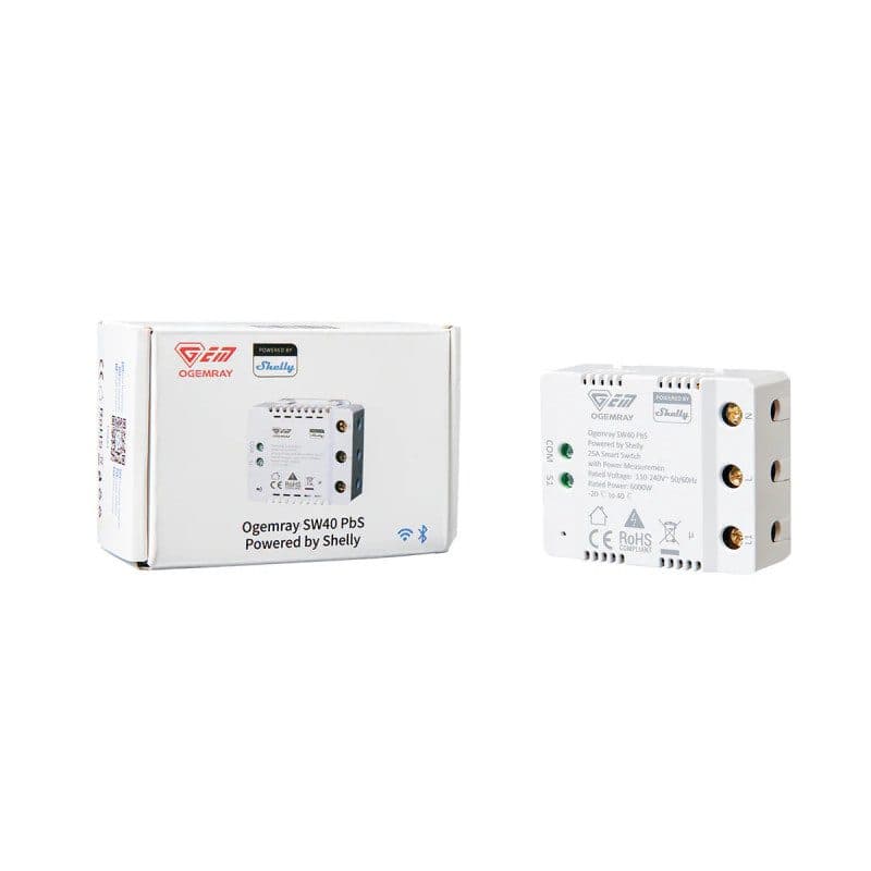 SHELLY - Module relais forte charge Ogemray Smart Relay 25A