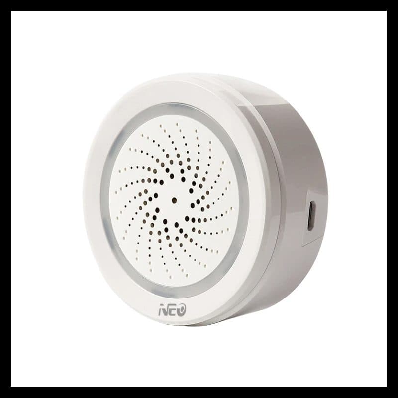 NEO - Sirène WIFI Tuya Smart Life 2x CR123A ou 5VDC NAS-AB02W6