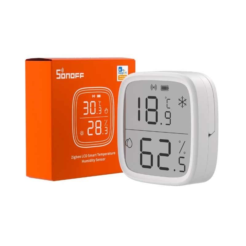 SONOFF SNZB-02D - Capteur de température et d'humidité Zigbee 3.0 avec écran (compatible Zigbee2MQTT)